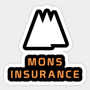 Mons Insurance Sticker